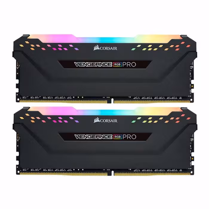 رم کامپیوتر کرسیر VENGEANCE RGB PRO 64GB 32GBx2 3200MHz CL16