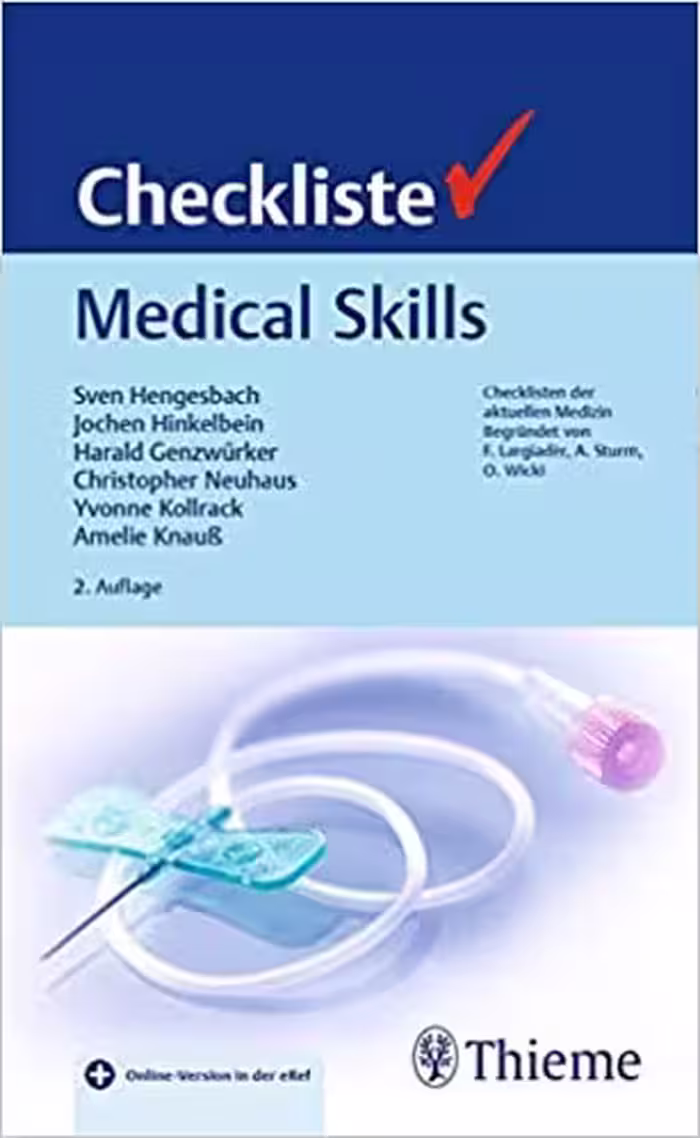 󾕇 دانلود کتاب Checkliste Medical Skills (Checklisten Medizin), 2nd ed, 2019 - دانلود کتاب های دانشگاهی
