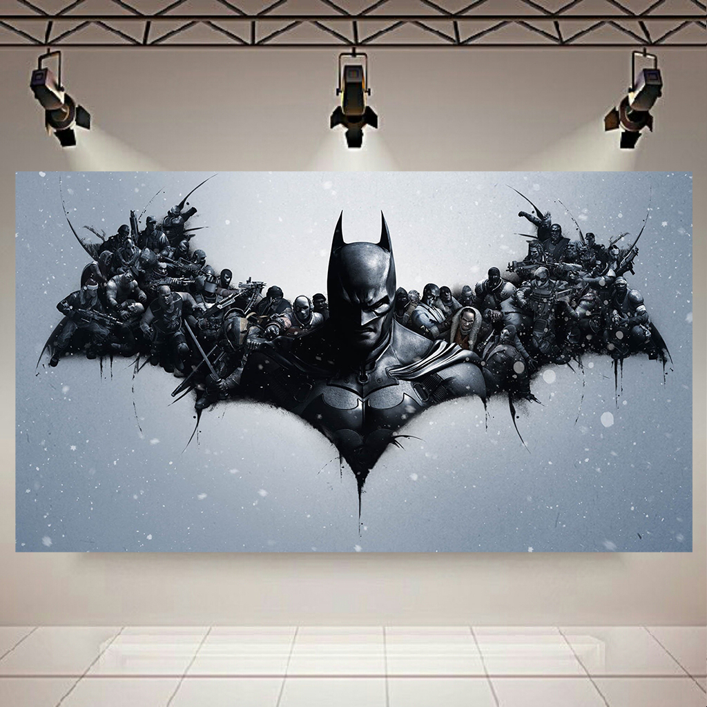 تابلو بوم طرح Game مدل بتمن Arkham Origins کد PD3735