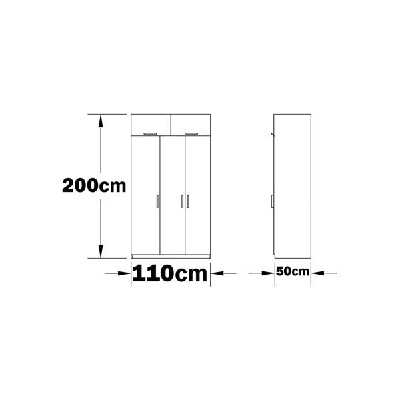 کمد لباس اعیان مدل FH267