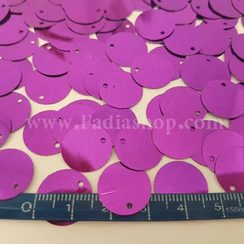 پولک سکه ای بنفش