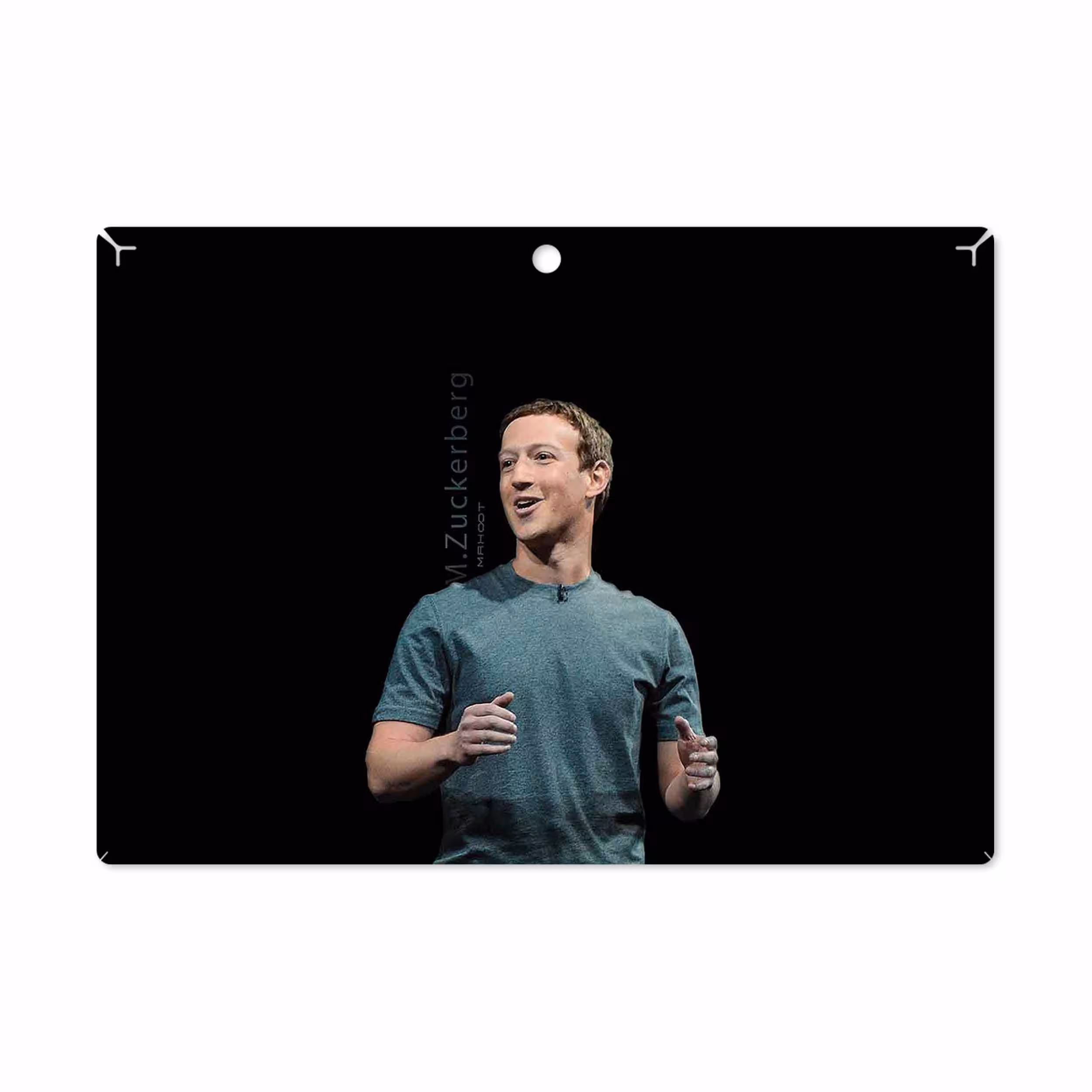 برچسب پوششی ماهوت مدل Mark Zuckerberg مناسب برای تبلت لنوو Miix 320 2017