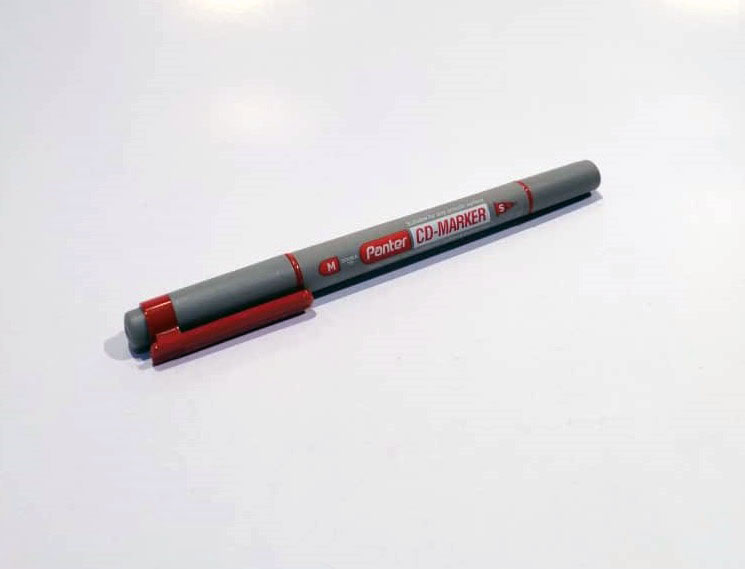 ماژیک سی دی قرمز دو سر پنتر مدل 102