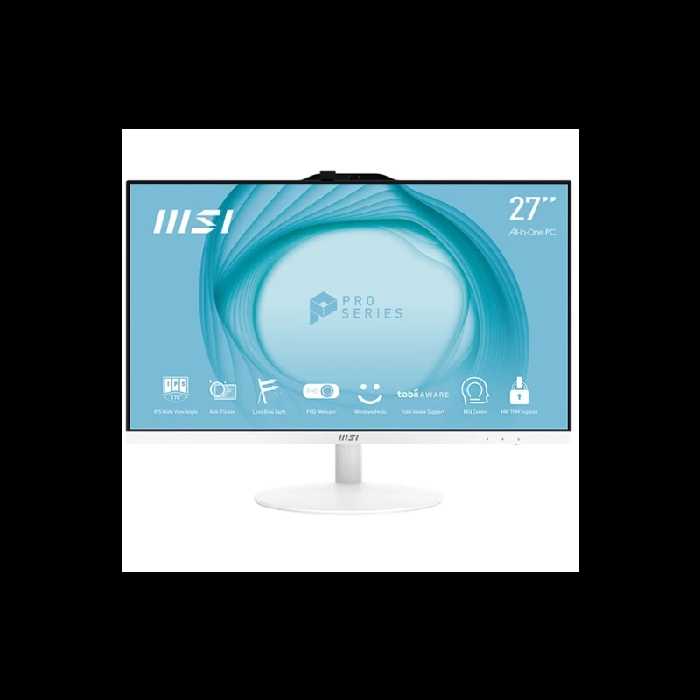 کامپیوتر All In One ام اس آی 27 اینچی مدل PRO AP272 13M پردازنده Core i3 13100 رم 16GB حافظه 500GB SSD گرافیک Intel غیرلمسی - فروشگاه اینترنتی سیب سبز