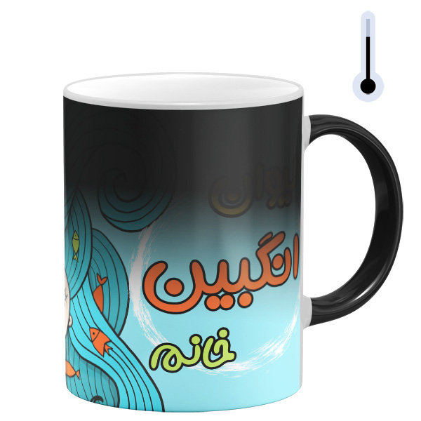 ماگ حرارتی مدل لیوان انگبین خانم