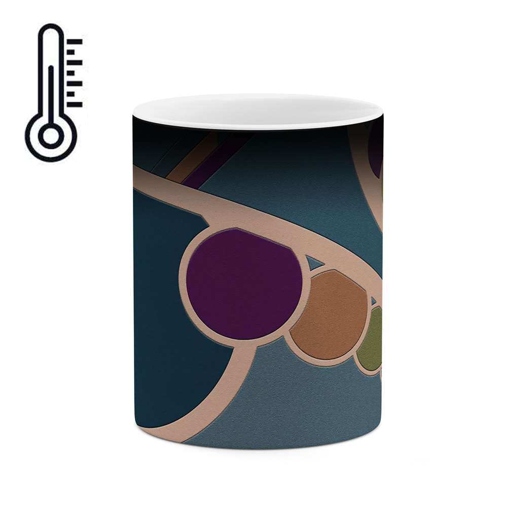 ماگ حرارتی طرح دایره فانتزی مدل mgh00619