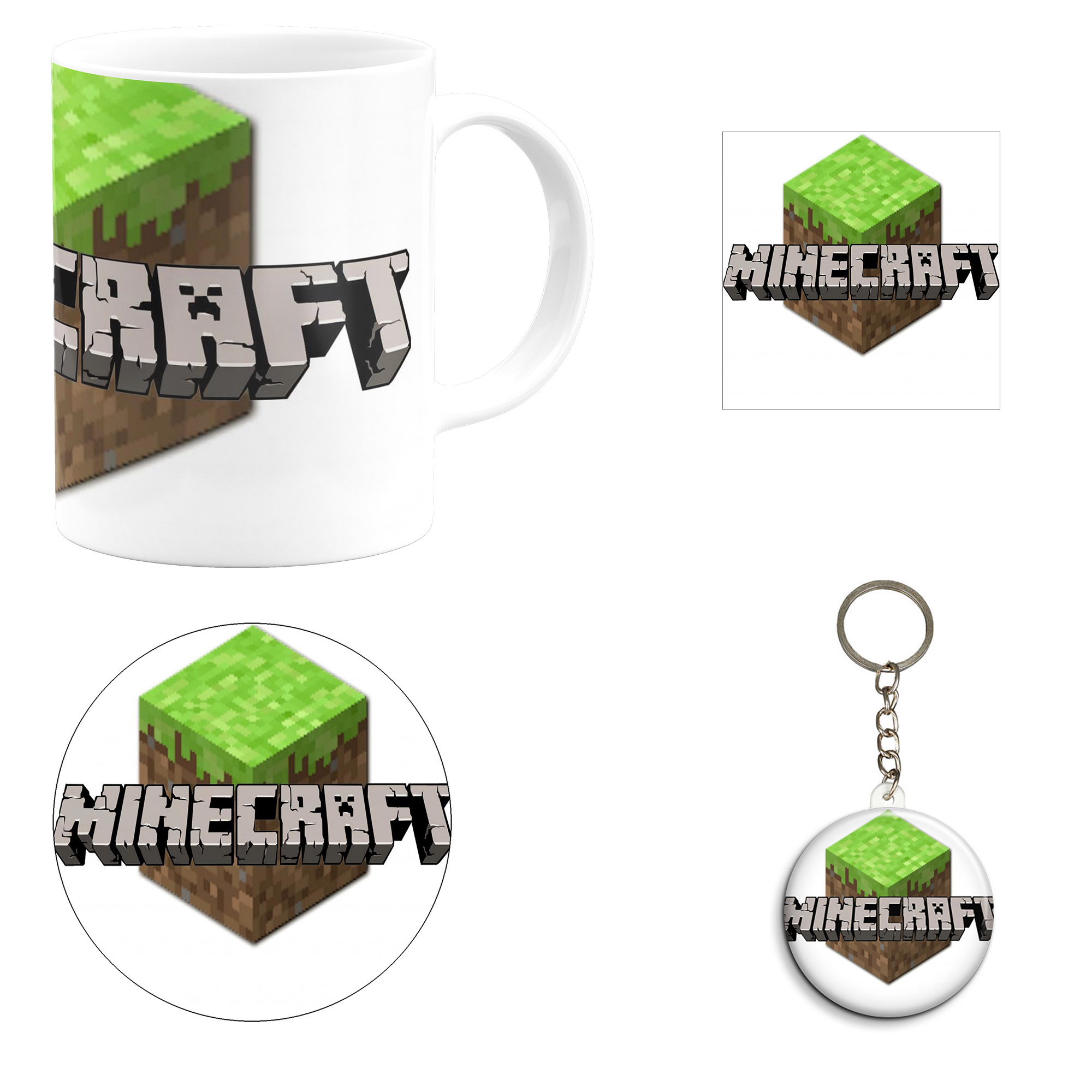 ست هدیه ماگ مدل ماینکرافت طرح Minecraft کد M18