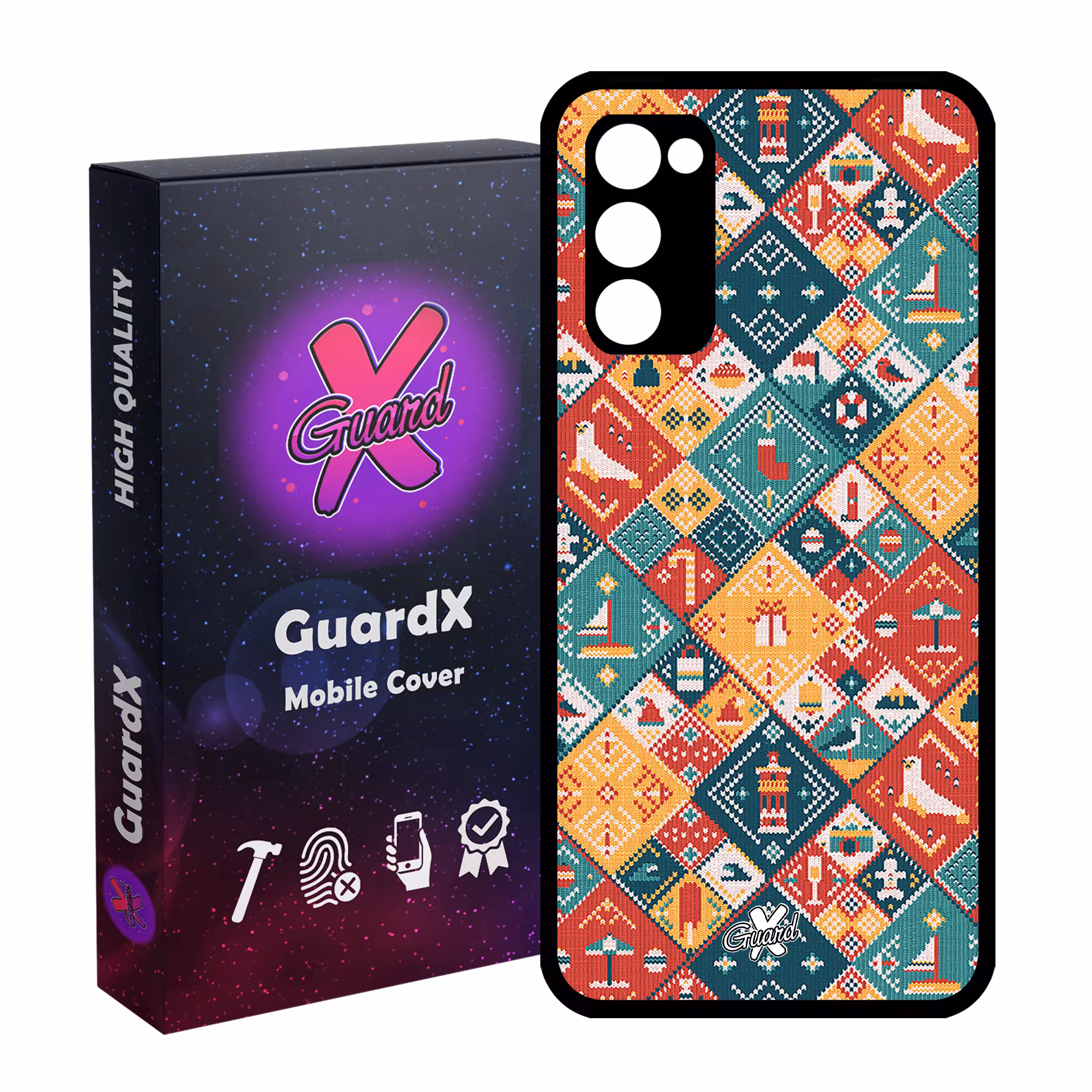کاور گارد ایکس طرح Pattern مدل Glass10168 مناسب برای گوشی موبایل سامسونگ Galaxy S20 FE