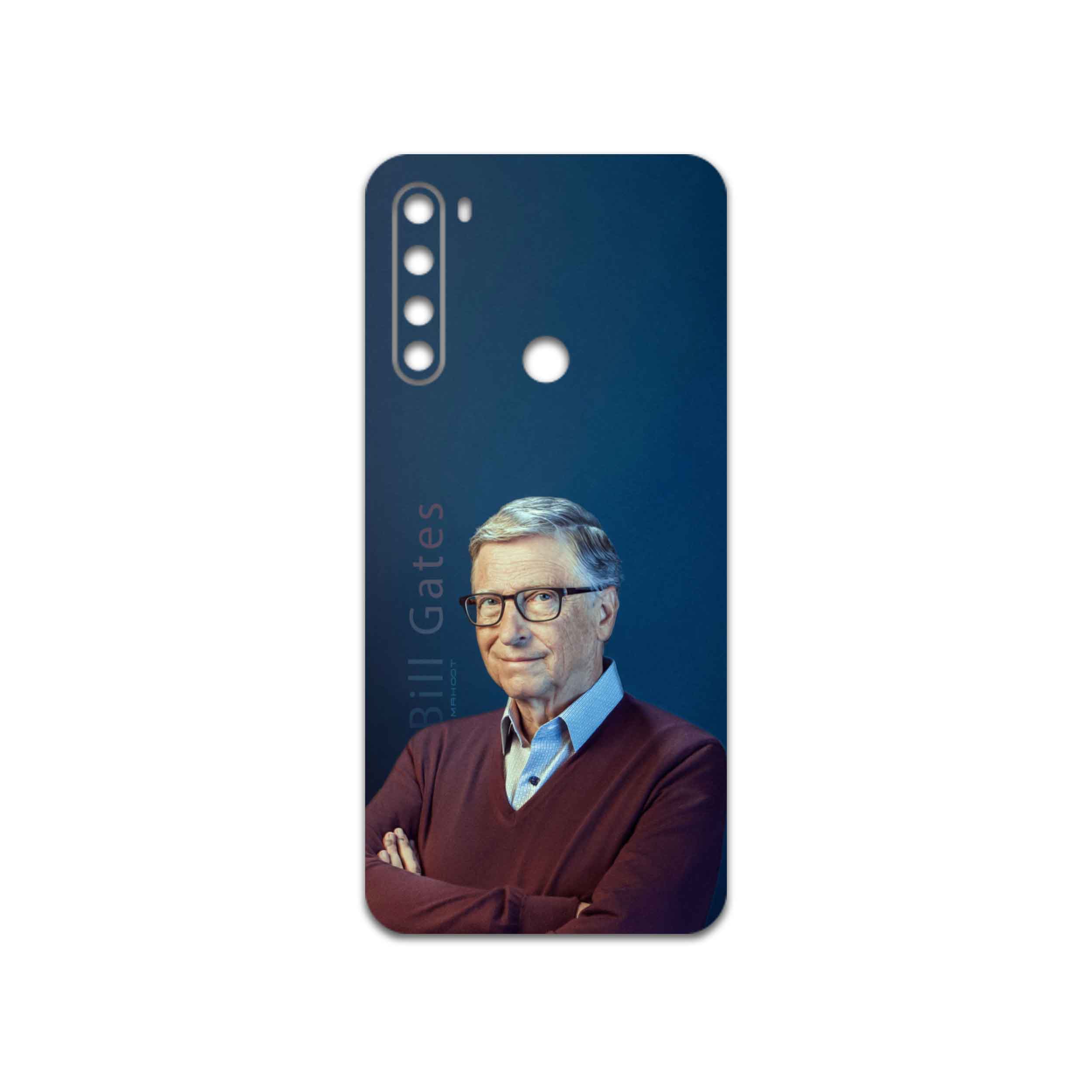 برچسب پوششی ماهوت مدل Bill-Gates مناسب برای گوشی موبایل شیائومی Redmi Note 8 2021
