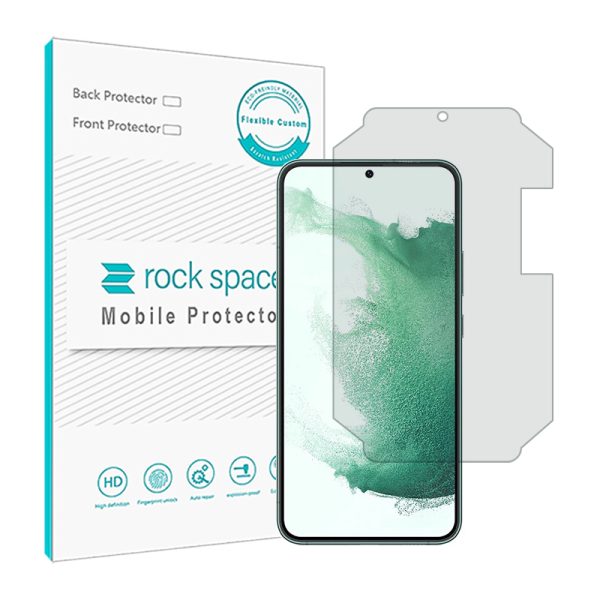 گلس سامسونگ S22  5G مدل نانو هیدروژل شفاف برند راک اسپیس سایز M کد 19600