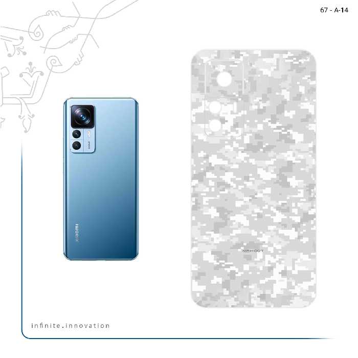 برچسب پوششی ماهوت مدل Army_Snow_Pixel مناسب برای گوشی موبایل شیائومی 12T