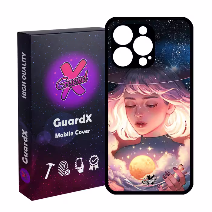 کاور گارد ایکس طرح Girl مدل Glass10059 مناسب برای گوشی موبایل اپل iPhone 13 Pro