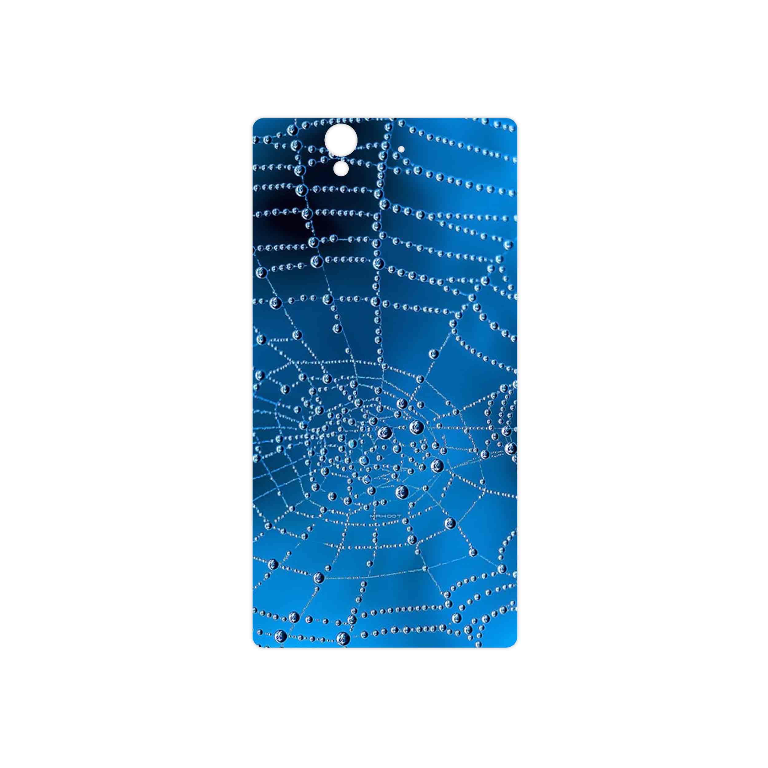 برچسب پوششی ماهوت مدل Spider web مناسب برای گوشی موبایل سونی Xperia Z