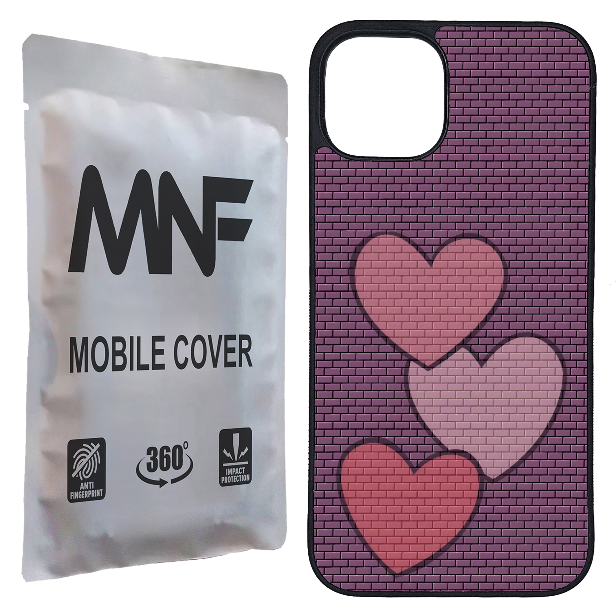 کاور ام ان اف طرح دیوار قلبی کد P-017 مناسب برای گوشی موبایل اپل iPhone 13