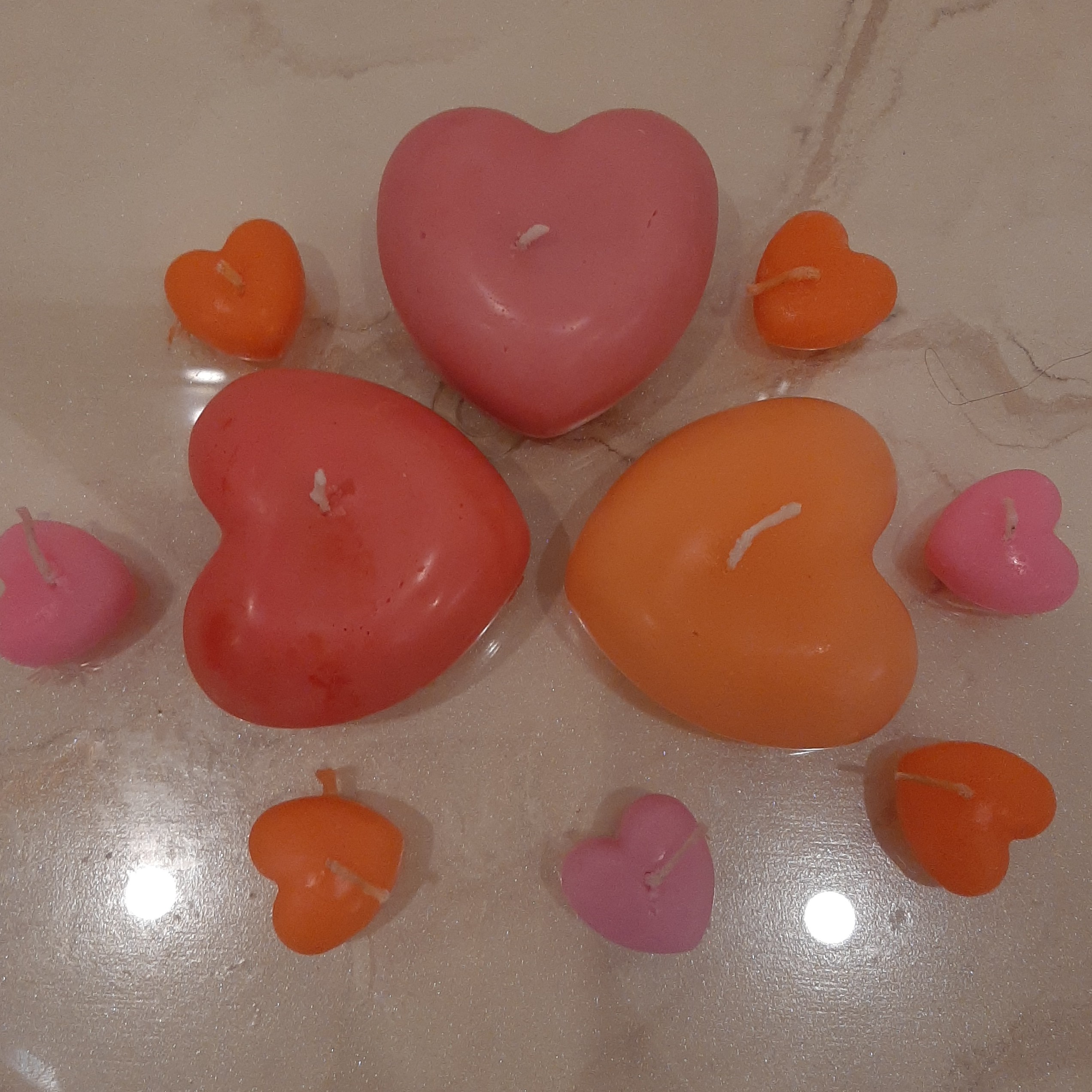 شمع قلب بزرک 