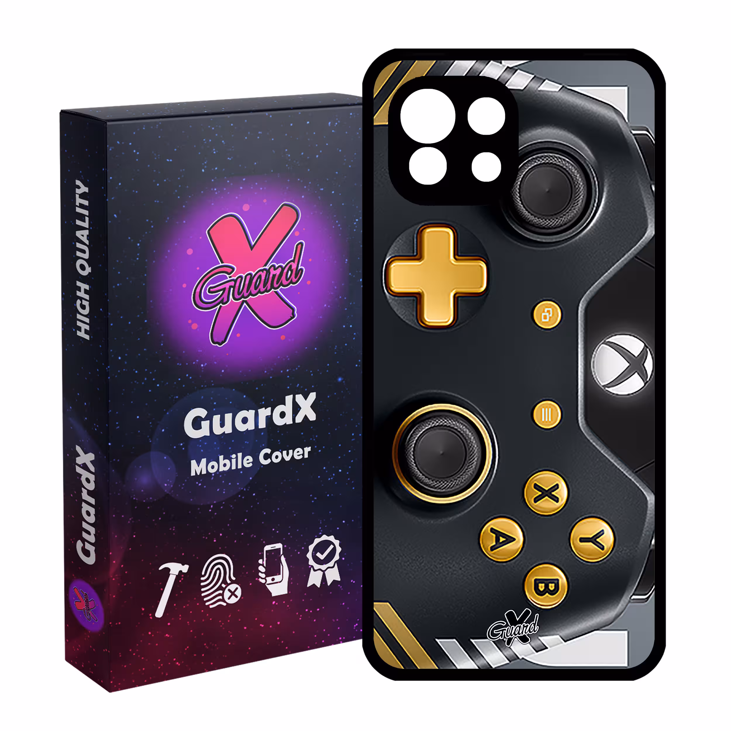 کاور گارد ایکس طرح XBox Conroller مدل Glass10090 مناسب برای گوشی موبایل شیائومی Mi 11 Lite