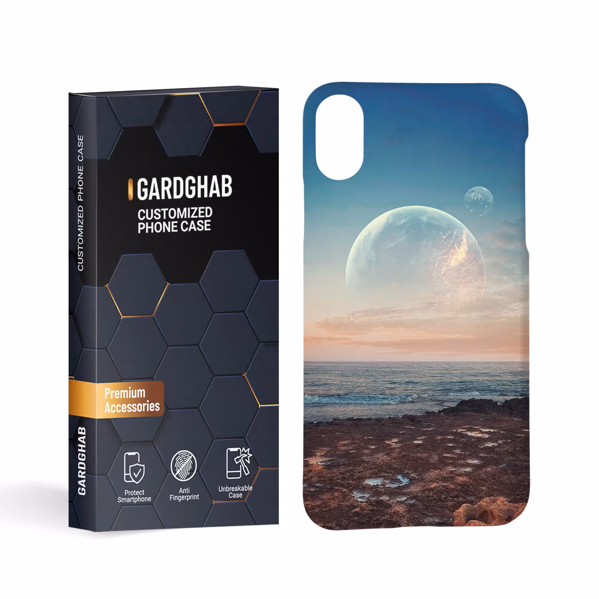 گارد قاب کاور طبیعت مدل g9103 مناسب برای گوشی موبایل آیفون X