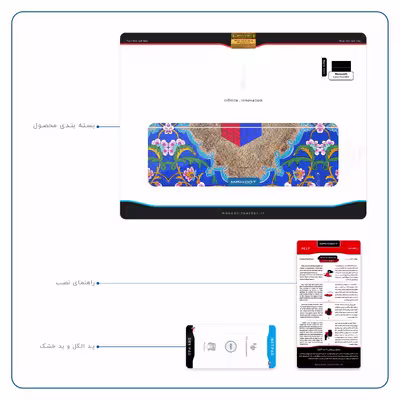 برچسب پوششی ماهوت مدل Maryams Mathematics مناسب برای تبلت مایکروسافت Surface Pro 3 2014