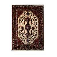 فرش دستبافت یک و نیم متری طرح اباده کد 1102302