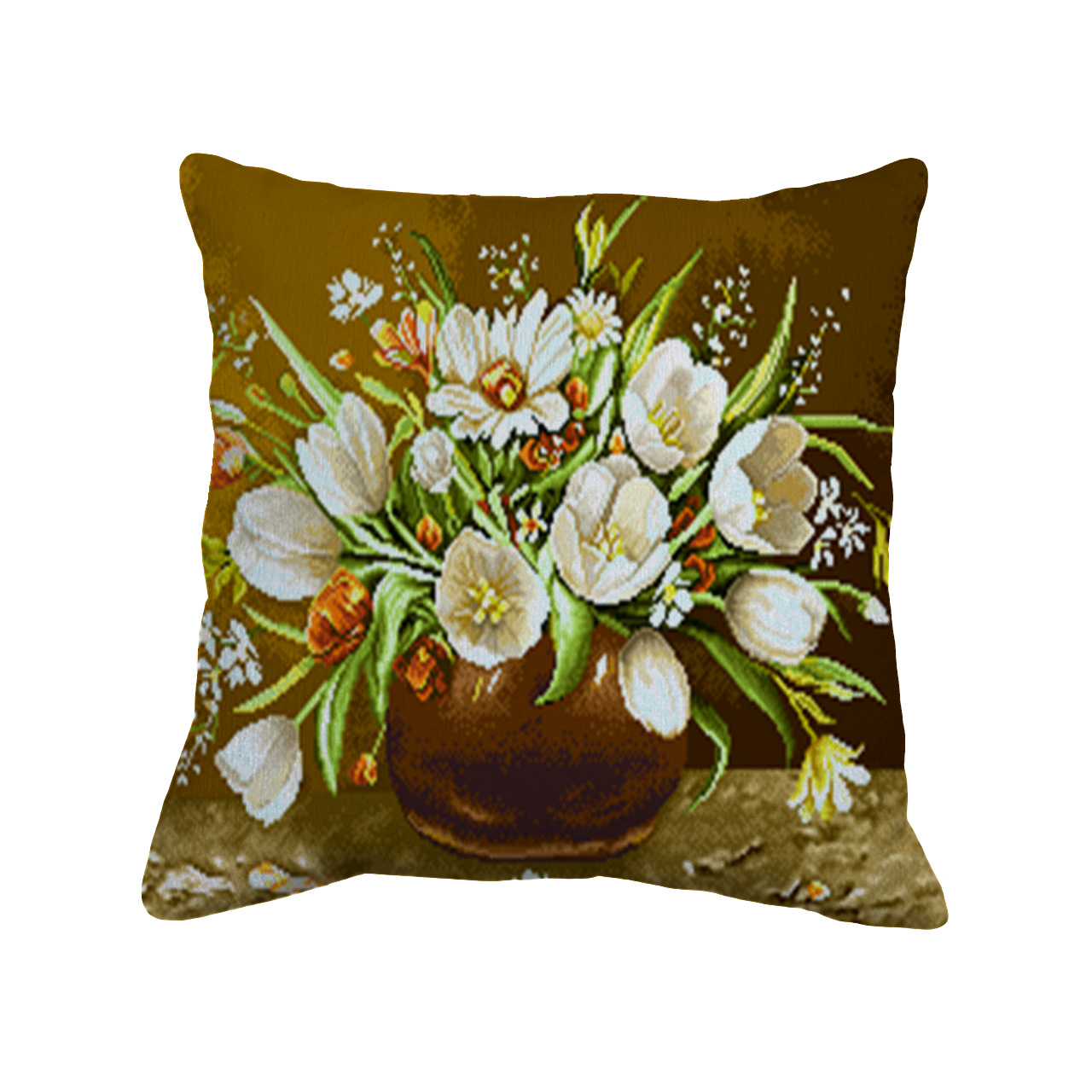 کاور کوسن طرح گل کد 2334