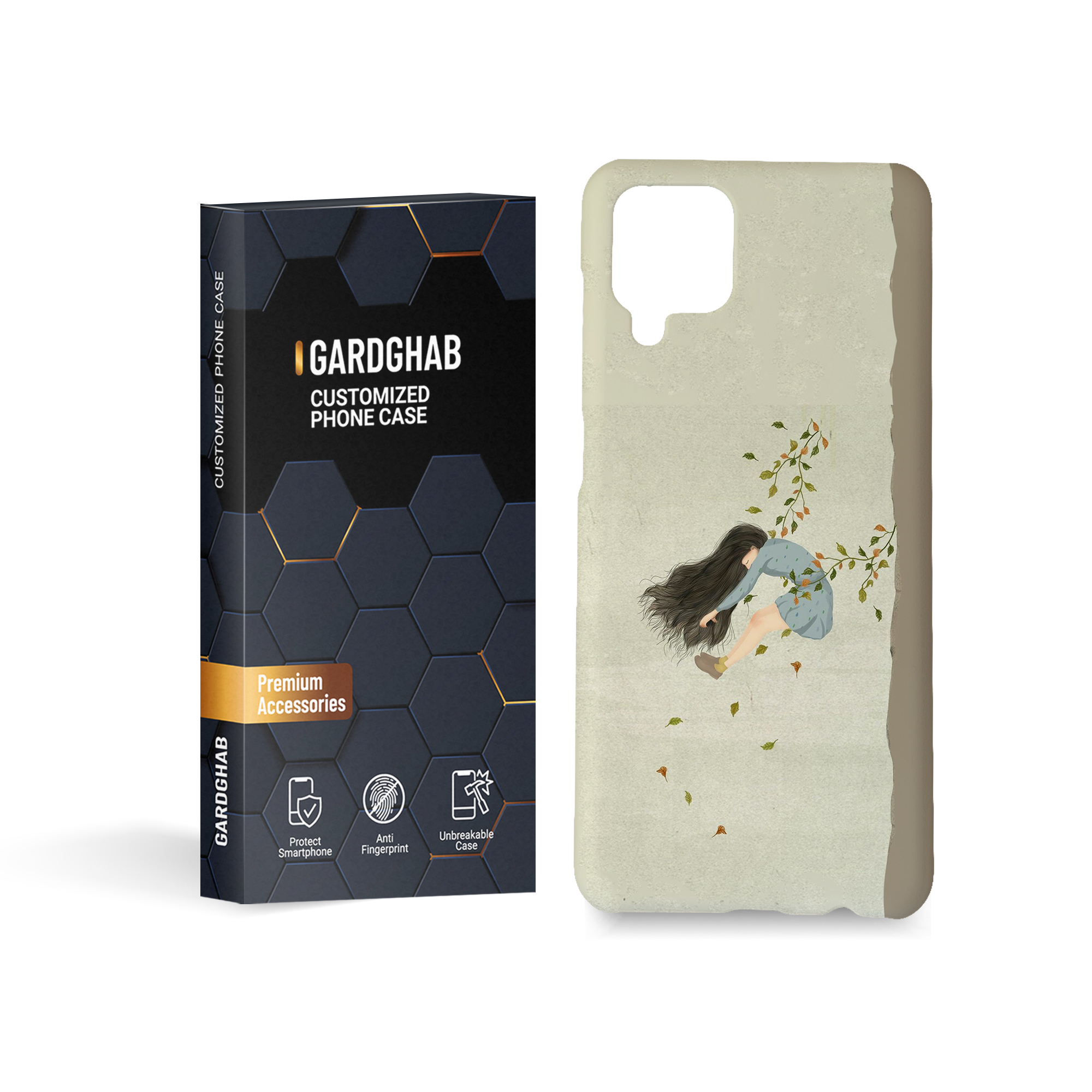 کاور گارد قاب مدل دخترانه مناسب برای گوشی موبایل سامسونگ galaxy a12