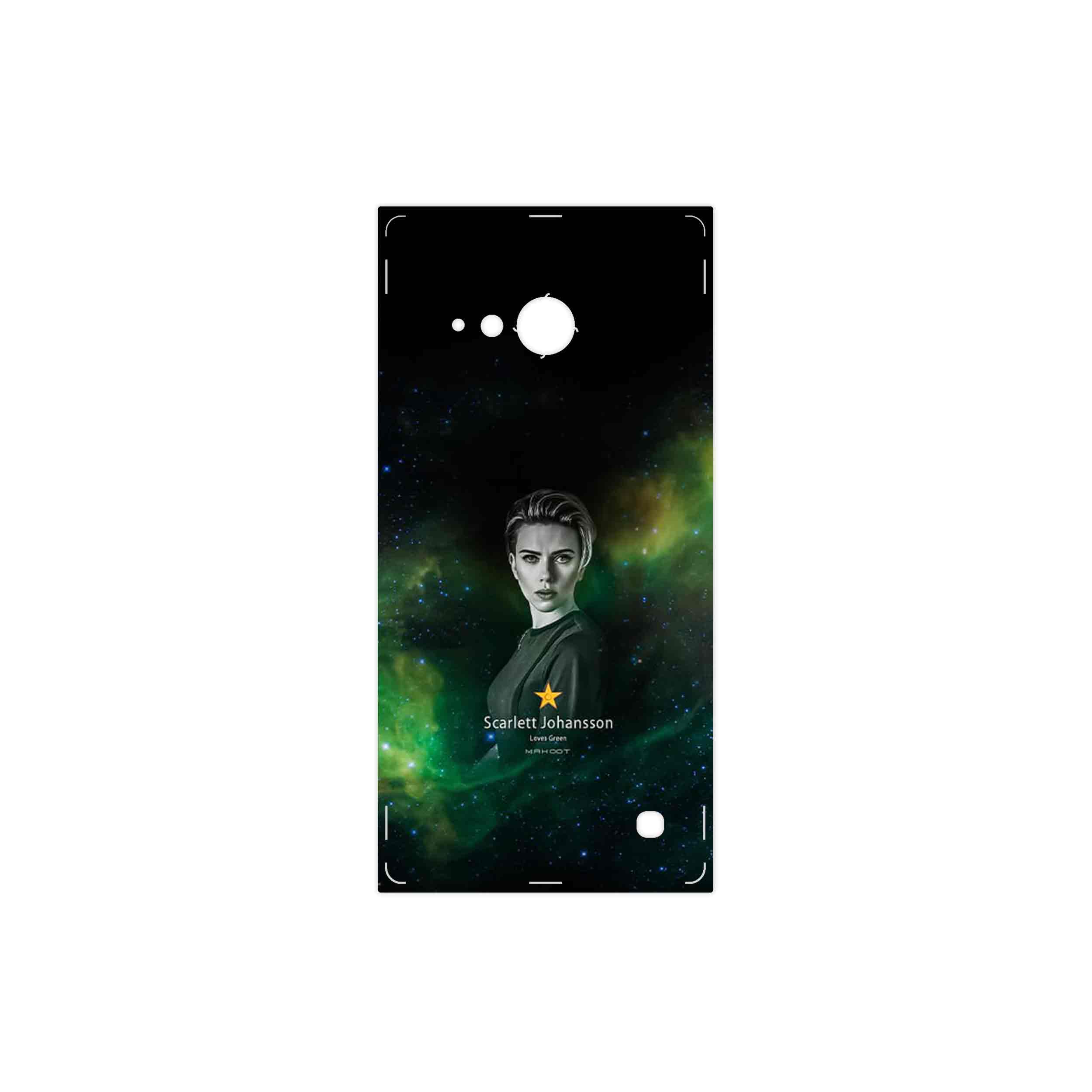 برچسب پوششی ماهوت مدل Scarlett Johansson مناسب برای گوشی موبایل نوکیا Lumia 730