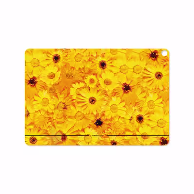 برچسب پوششی ماهوت مدل Yellow-Flower مناسب برای تبلت ایسوس Zenpad 3S 10 2017 Z500KL