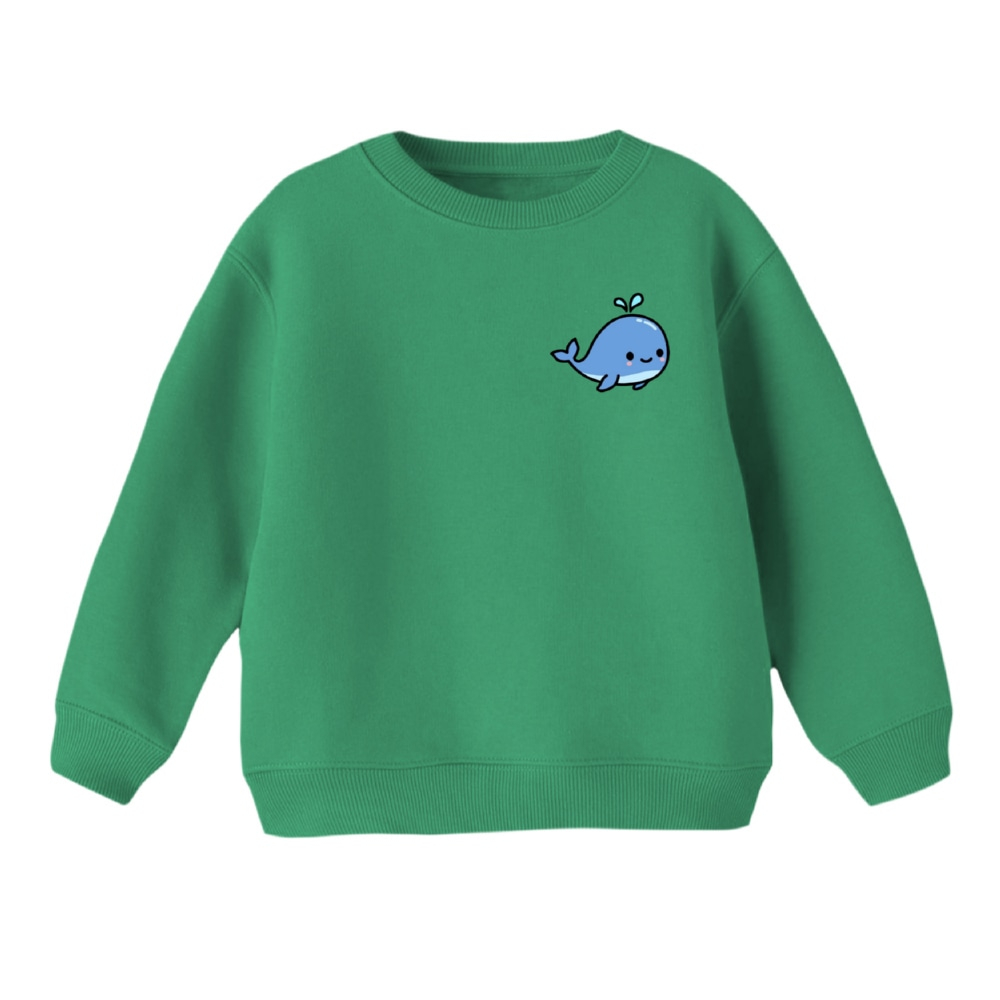 سویشرت بچگانه مدل نهنگ کد 1 رنگ سبز