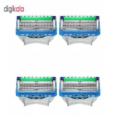 تیغ یدک ژیلت مدل فیوژن پروگلاید پاور بسته 4 عددی