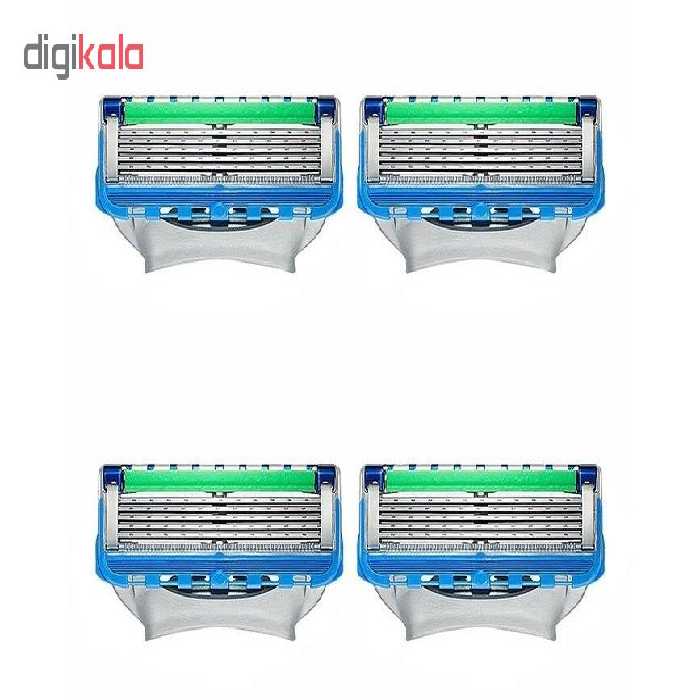 تیغ یدک ژیلت مدل فیوژن پروگلاید پاور بسته 4 عددی