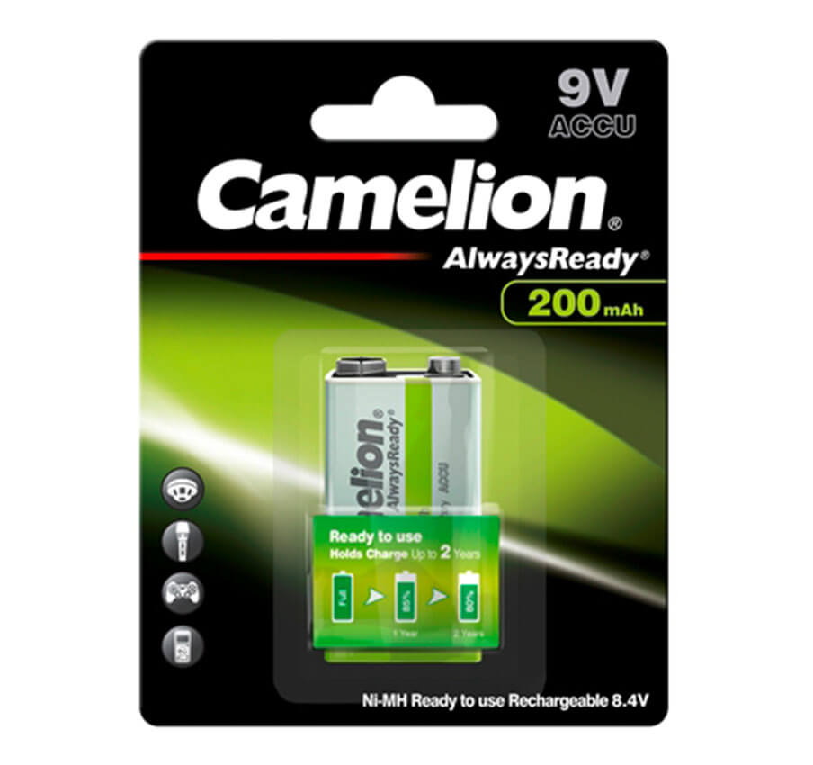 باتری کتابی قابل شارژ کملیون 200mAh