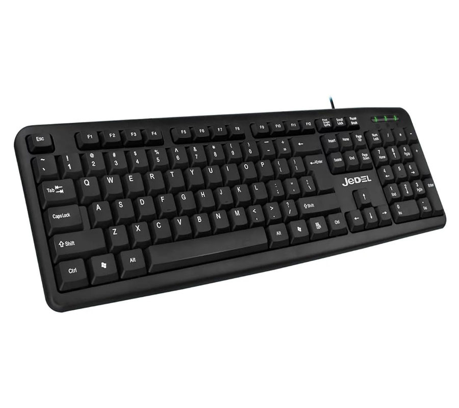 Jedel K11 USB Slim Spill Resistant Keyboard