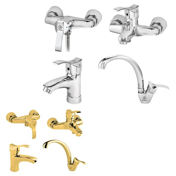 ست چهار تکه شیرآلات قهرمان آبشار رویال