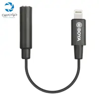 کابل تبدیل میکروفن بویا BOYA BY-K3 3.5mm trrs to Lightning Cable