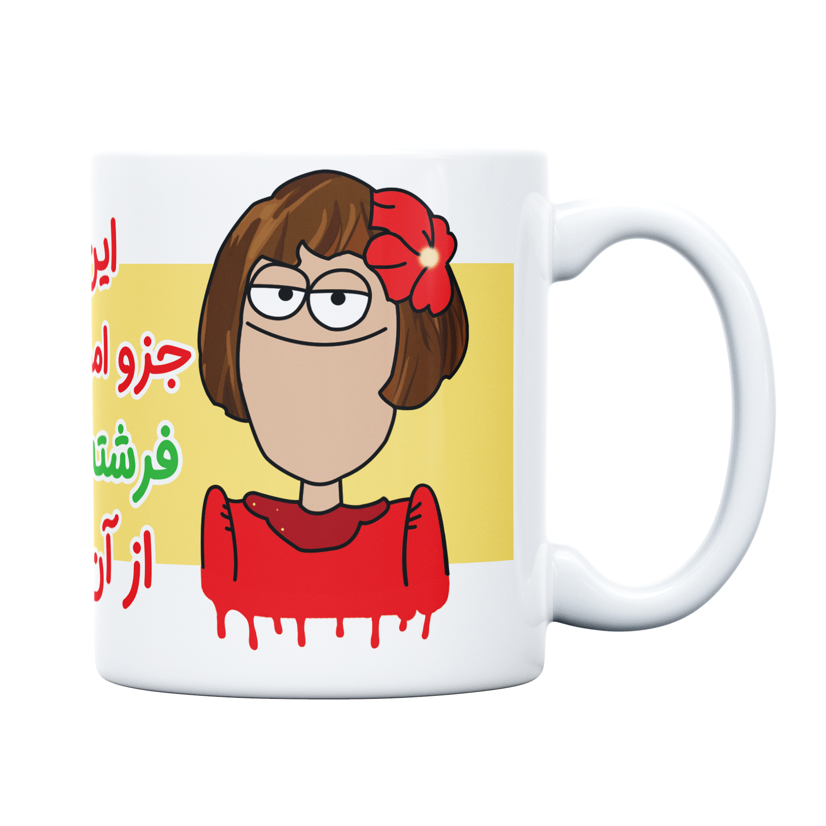 ماگ طرح اموال شخصی مدل فرشته