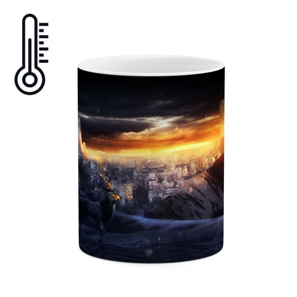 ماگ حرارتی کاکتی طرح فانتزی مدل mgh12418