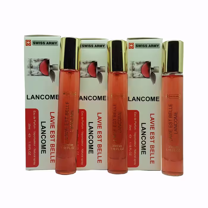 عطر جیبی زنانه سوئیس آرمی مدل لاویه ست بل لانکوم حجم 35 میلی لیتر مجموعه 3 عددی