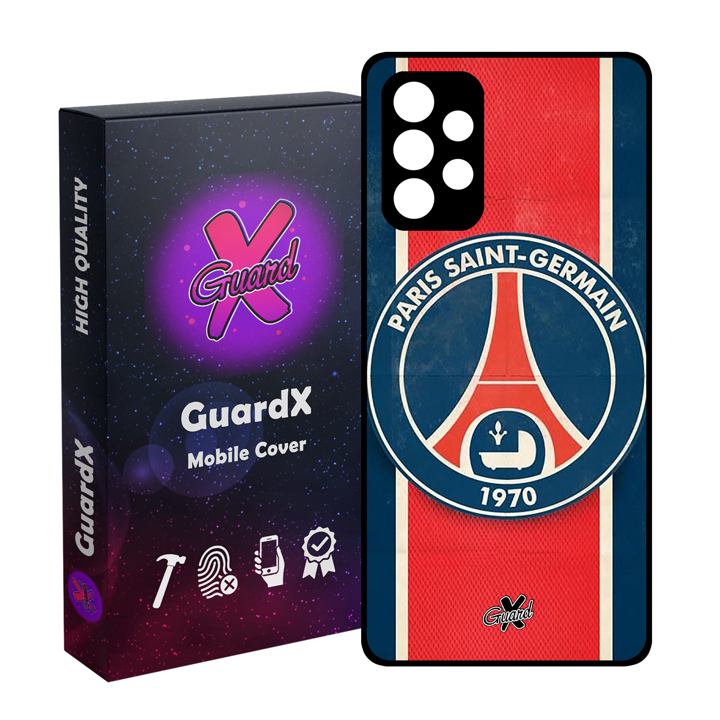 کاور گارد ایکس طرح PSG مدل Glass10055 مناسب برای گوشی موبایل سامسونگ Galaxy A32 4G