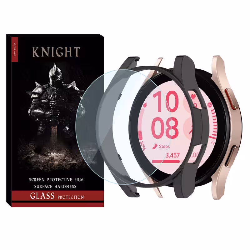 کاور نایت مدل PC Bumper KT مناسب برای ساعت هوشمند سامسونگ Galaxy Watch FE به همراه محافظ صفحه نمایش | کالا برتری