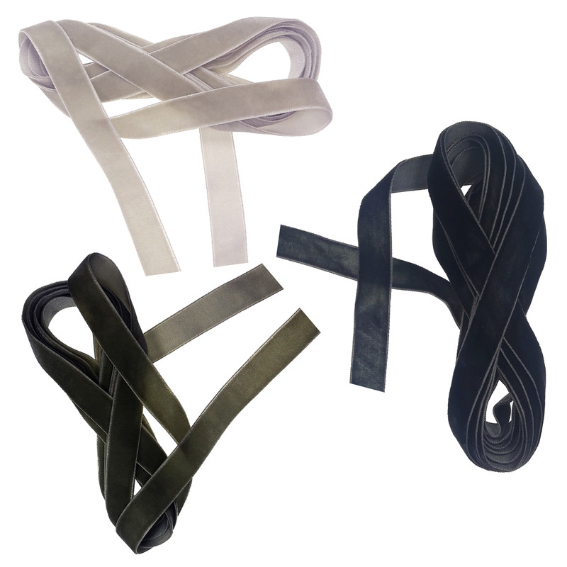 روبان مدل مخمل Y1200 طول 3.1 متر بسته 3 عددی