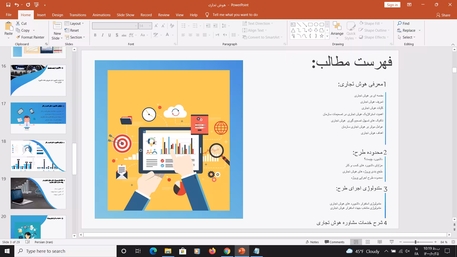 پاورپوینت هوش تجاری