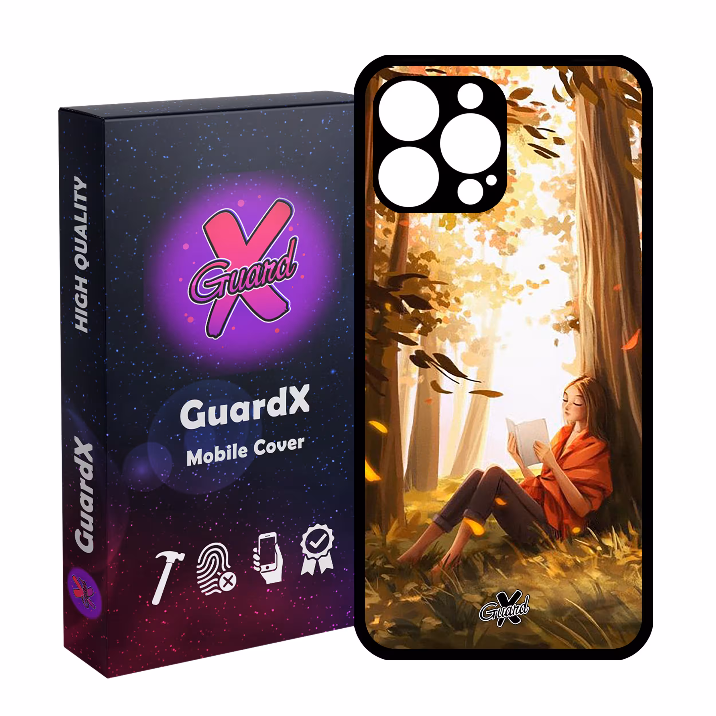 کاور گارد ایکس طرح دختر مدل Glass10276 مناسب برای گوشی موبایل اپل iPhone 12 Pro Max