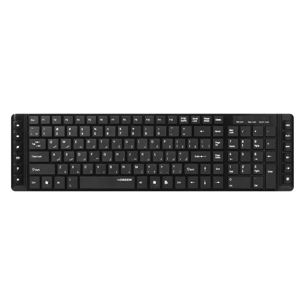 مشخصات، قیمت و خرید کیبورد گرین مدل Keyboard Green GK301