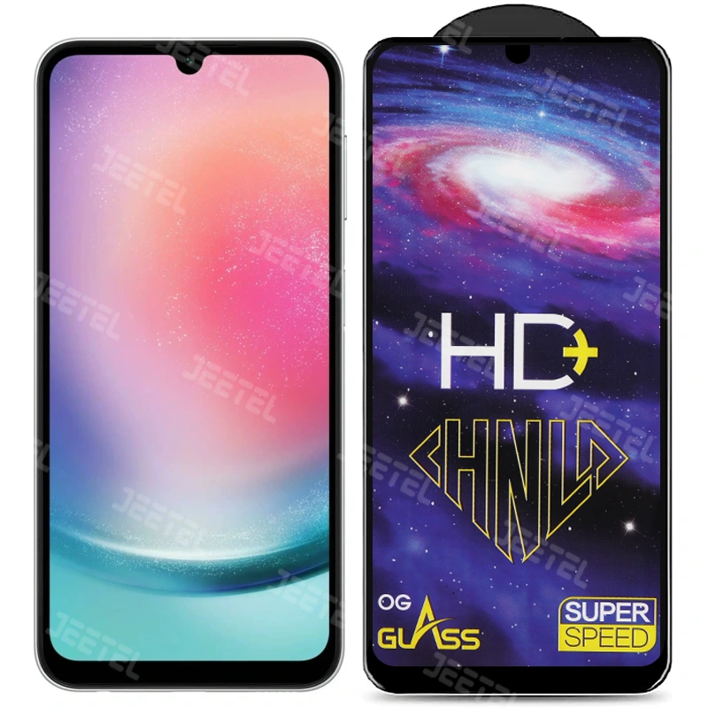 گلس تمام صفحه شیشه ای سامسونگ Galaxy A24 مدل HD Plus