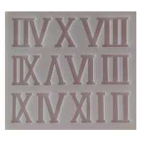 قالب رزین مدل اعداد رومی