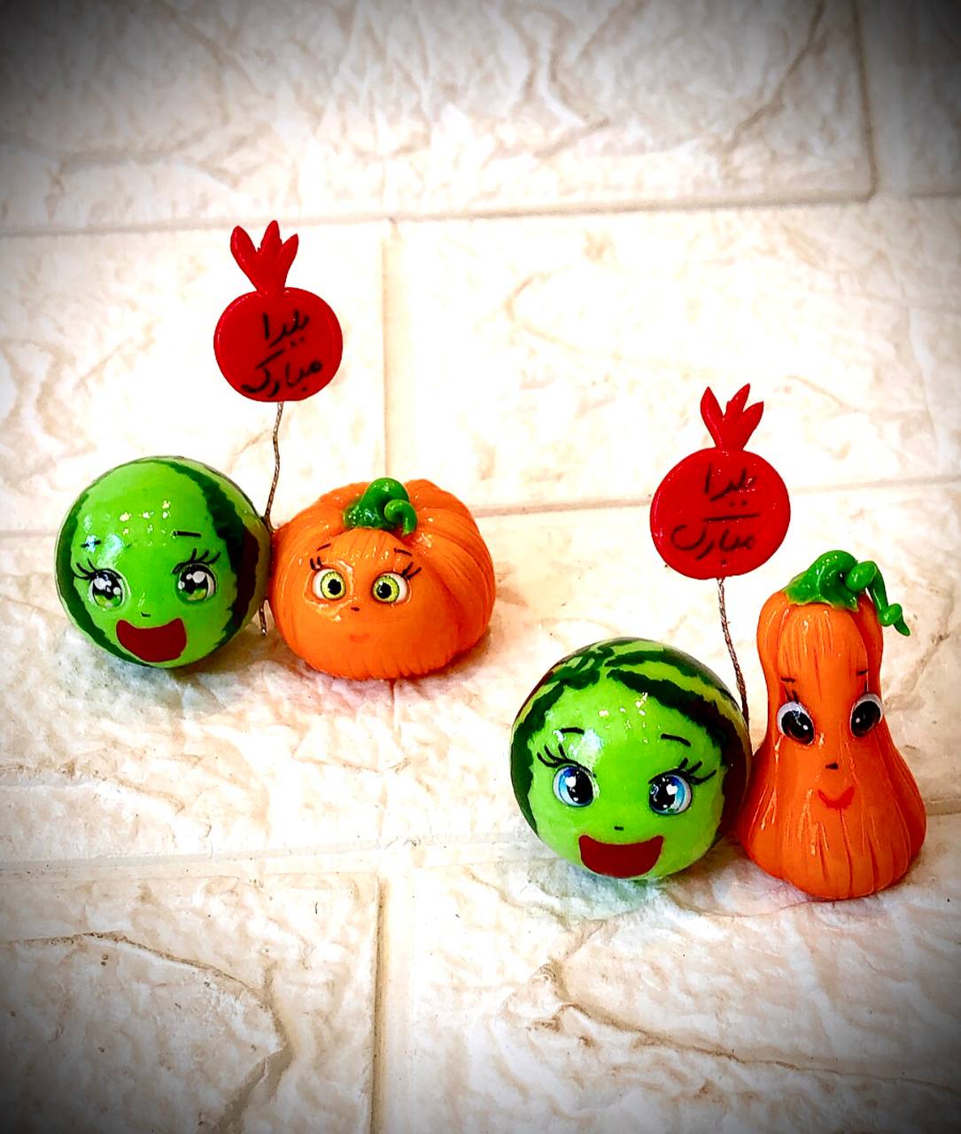 هندوانه و کدو یلدا مبارک