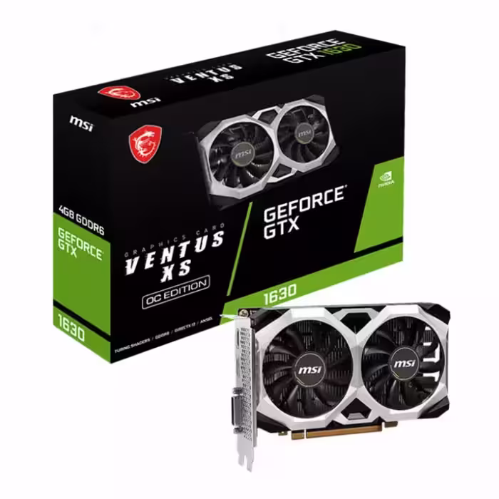 کارت گرافیک ام اس آی GeForce GTX 1630 VENTUS XS 4G OC