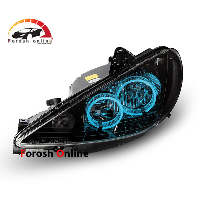 چراغ جلو پژو 206 طرح گلس آیس