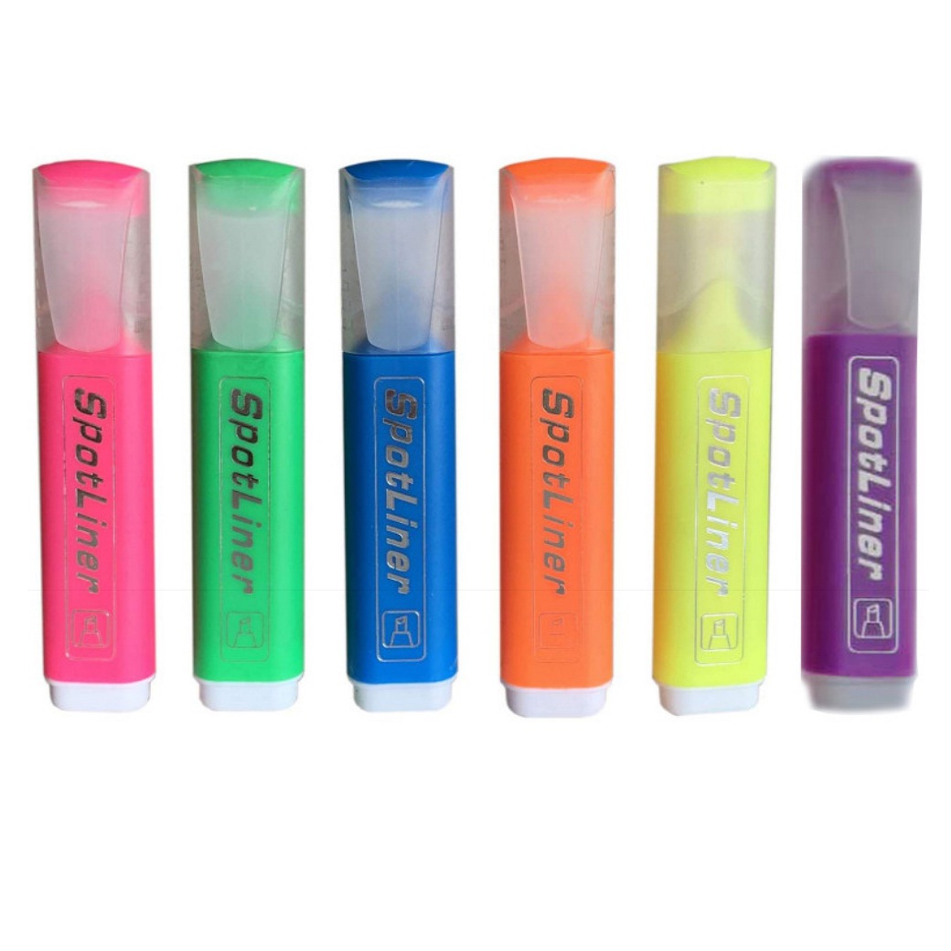 ماژیک علامت گذار اسپوت لاینر مدل شقایق بسته 6 عددی