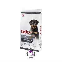 غذای توله سگ رفلکس با طعم گوشت بره و برنج  15 کیلویی Reflex Puppy Food 